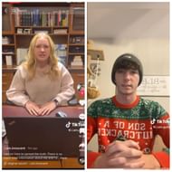 Melissa and Daniel uploaded videos talking about the alleged murder of the former's brother. (Image via TikTok)